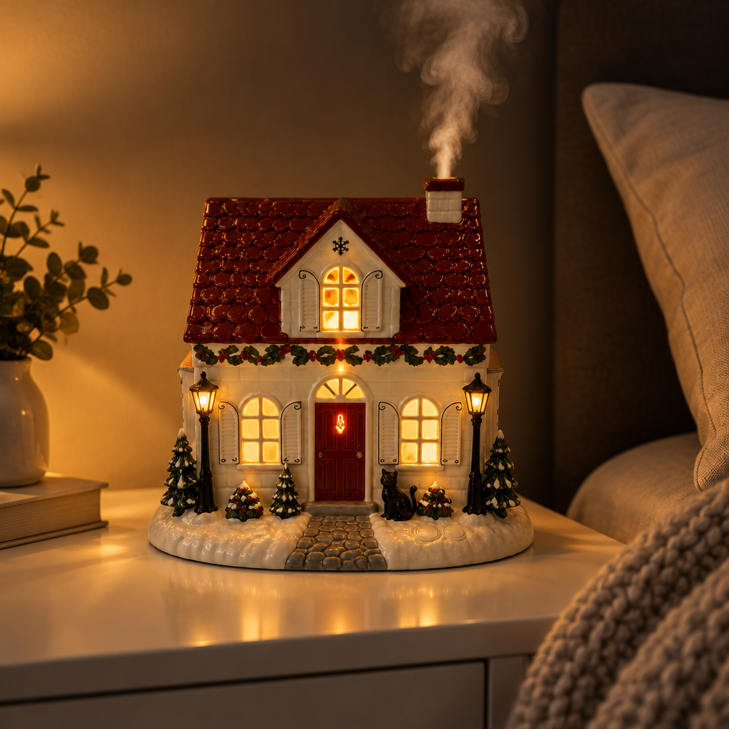 The Snowfall Cottage – Christmas House Aroma Diffuser