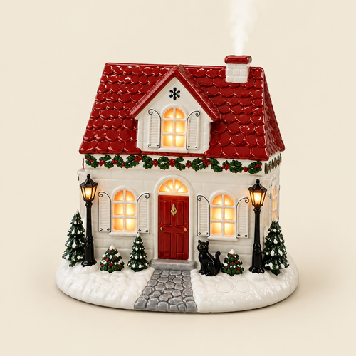 The Snowfall Cottage – Christmas House Aroma Diffuser